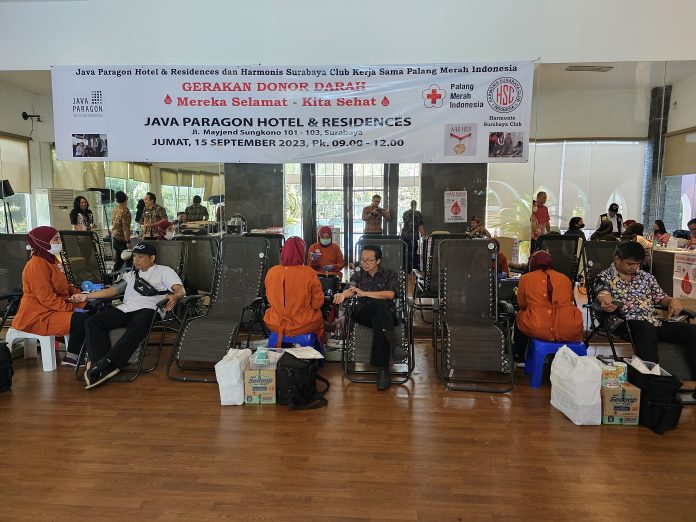 Java Paragon Hotel & Residences Gelar Donor Darah untuk Karyawan dan Tamu