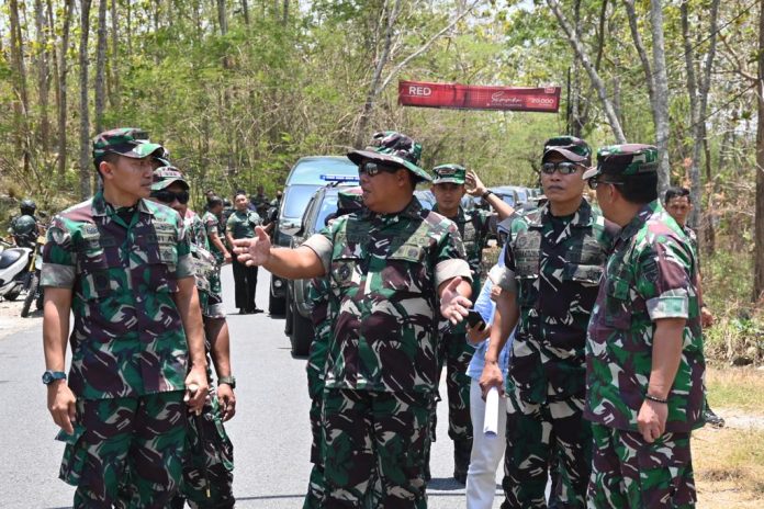 Mayjen TNI Farid Makruf Tinjau Aset Kodam Brawijaya di Tulungagung