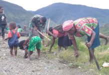 Distrik Kalome jadi Sasaran Karya Bakti