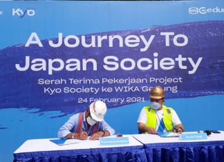 Serah Terima Proyek Apartemen Kyo Society ke WIKA Gedung Sebagai Kontraktor Utama Proyek Apartemen