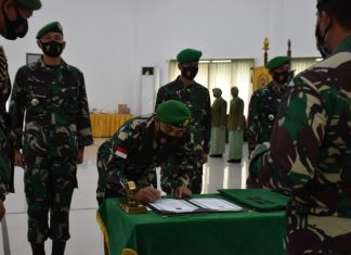 Jabatan Kasrem Bhaskara Jaya dan Dandim Bangkalan Berganti Korem Bhaskara Jaya