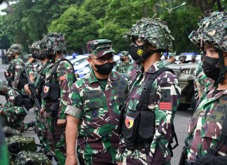 Petinggi TNI-AD Terjun ke Lapangan Kodam V Brawijaya Kodam V Brawijaya