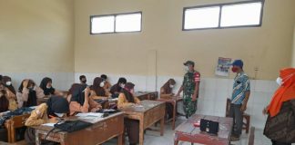 Pembelajaran Tatap Muka Jadi Pantauan Babinsa Babinsa Surabaya