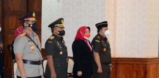 Kasdam V/Brawijaya Jadi Saksi Pelantikan Kepala BKKBN Jatim Kasdam V Brawijaya