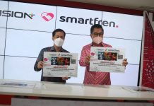 Hadirkan Konten Video Premium untuk Pelanggan, Smartfren Tandatangani Kerja Sama Ekslusif dengan Vision+ Smartfren