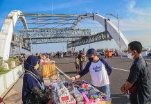 Uji Coba Jembatan Suroboyo untuk Pejalan Kaki, Pemkot Surabaya Gandeng 20 Pelaku UMKM