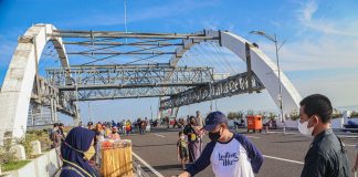 Uji Coba Jembatan Suroboyo untuk Pejalan Kaki, Pemkot Surabaya Gandeng 20 Pelaku UMKM