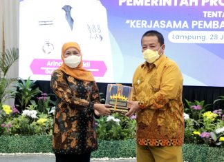 MoU dengan Provinsi Lampung, Gubernur Khofifah Dorong Percepatan Pemulihan Ekonomi Lewat Sektor Ini