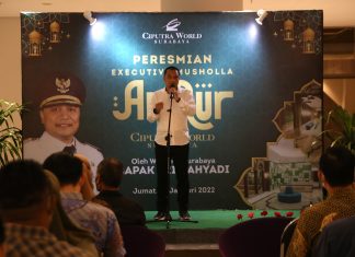 Wali Kota Eri Cahyadi Minta Setiap Mal di Surabaya Sediakan Musala