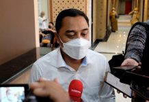 Wali Kota Eri Cahyadi Sebut Kesembuhan Kasus Covid-19 di Surabaya Capai 93,5 Persen