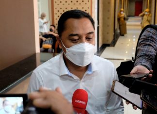 Wali Kota Eri Cahyadi Sebut Kesembuhan Kasus Covid-19 di Surabaya Capai 93,5 Persen