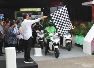 Sinergi Electrum, Pertamina, Gogoro, dan Gesits Percepat Ekosistem Kendaraan Listrik Indonesia Pertamina