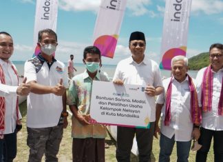 Indosat Ooredoo Hutchison Dukung Pemberdayaan Komunitas yang Berkelanjutan di Mandalika dengan UCan dan Bima Kredit