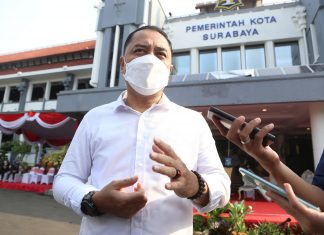 Jaga Keamanan Selama Ramadan, Pemkot Surabaya Bersama TNI-Polri Gelar Patroli Keliling