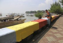 Tarik Wisatawan, Pantai Nambangan Surabaya Dibikin Lebih Berwarna