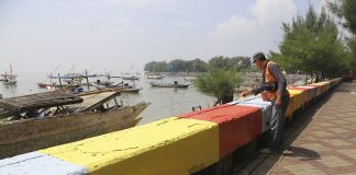 Tarik Wisatawan, Pantai Nambangan Surabaya Dibikin Lebih Berwarna