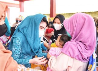 Arumi Dikukuhkan Sebagai Duta Penurunan Stunting Provinsi Jatim