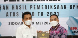Pemkot Surabaya Pertahankan Opini WTP LKPD Sepuluh Kali Berturut-turut