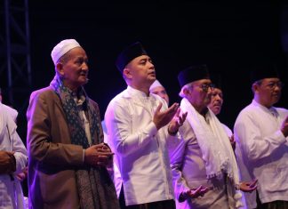 HJKS ke-729, Lantunan Ayat Suci Al-Qur’an hingga Sholawat Bergema di Kawasan Tugu Pahlawan