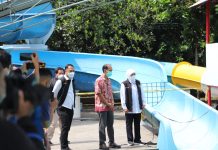 Wali Kota Eri dan Gubernur Khofifah Cek Kondisi Waterpark Kenjeran Pasca Ambrol, Tunggu Hasil Penyelidikan Kepolisian