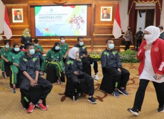 Khofifah Dukung Penuh Kejuaraan Bulu Tangkis Piala Gubernur 2022 Demi Pembibitan Atlet Bulu Tangkis Jawa Timur
