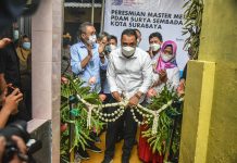 Kejar Target 2023 Semua Terlayani Air, 7 Lokasi Master Meter di Surabaya Diresmikan