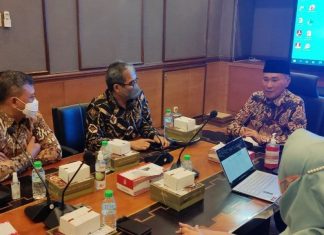 Dongkrak Pemenuhan Kuota PBI JK Jawa Tiur, Direktur BPJS Kesehatan Sambangi Pemprov Jatim