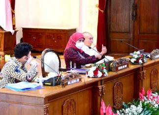 Rakor RKPD 2023 , Gubernur Khofifah Minta OPD dan BUMD Aktif Maksimalkan Sumber Pendapatan Daerah Baru Bagi Jatim