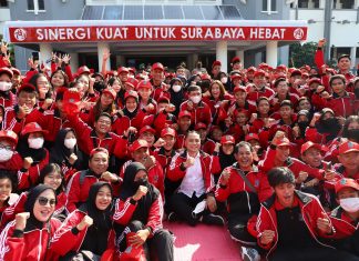 Target Pertahankan Juara Umum, Wali Kota Eri Cahyadi Lepas 794 Atlet ke Porprov Jatim 2022