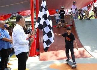 300 Skater Ramaikan Kejuaraan Skateboard Piala Wali Kota Surabaya