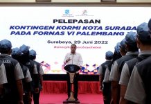 Targetkan Boyong Medali Emas, Wali Kota Eri Cahyadi Berangkatkan 146 Atlet ke Fornas VI di Kota Palembang