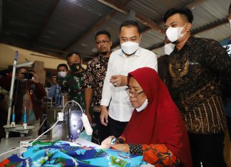 Resmikan Kampung Jahit Nusantara, Wali Kota Eri Cahyadi Minta Kepala PD, Camat, dan Lurah Jadi Marketingnya