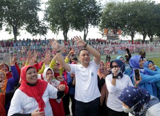 Deklarasi P4GN di Peringatan HANI 2022, Pemkot dan BNNP Jatim Gandeng Ribuan Kader Surabaya Hebat