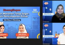Tips Kelola Bahan Makanan Tetap Segar di BincangShopee 8.8 Pesta Diskon Supermarket
