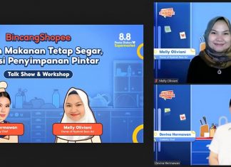 Tips Kelola Bahan Makanan Tetap Segar di BincangShopee 8.8 Pesta Diskon Supermarket