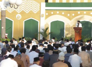 Salat Idul Adha 1443 Hijriah Kembali Digelar di Taman Surya Balai Kota Surabaya