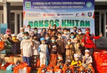 Peringati 1 Muharam 1444H, YBSI dan PITI- YHMCHI Bersinergi Khitan Tunanetra-Dhufa di Masjid Chengho