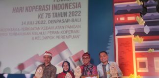 Puncak Peringatan Harkopnas, Wali Kota Eri Cahyadi Raih Penghargaan Penggerak Koperasi Terbaik se-Indonesia