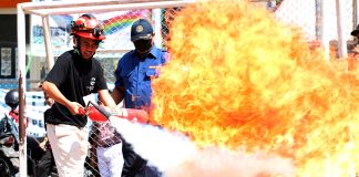 BPBD Surabaya Gelar Simulasi Penanganan Bencana di Rusunawa