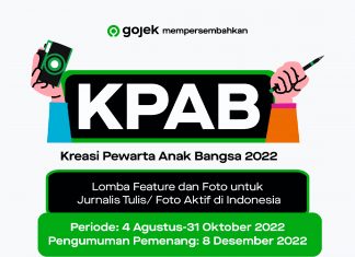 Kompetisi Kreasi Pewarta Anak Bangsa (KPAB) 2022 Gojek Dimulai