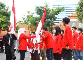 Dilepas Gubernur Khofifah, Tim Ekspedisi 77 Siap Kibarkan Bendera Merah Putih di Puncak Gunung Arjuno