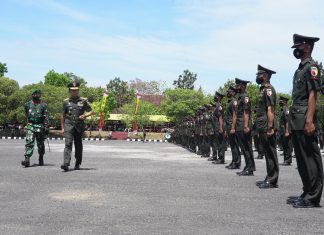 Pangdam V/Brawijaya Pimpin Upacara Penutupan Pendidikan Pertama Tamtama TNI-AD Gelombang I Tahun 2022 Mayjen Nurchahyanto