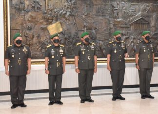 Pangdam V/Brawijaya Pimpin Serah Terima Jabatan Perwira Menengah di Lingkungan Kodam V/Brawijaya Kodam V Brawijaya