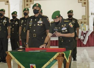 Pangdam V/Brawijaya Pimpin Sertijab Pejabat Utama di Lingkungan Kodam V/Brawijaya Pangdam V/Brawijaya