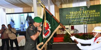 Kolonel Imam Gogor Gantikan Posisi Kolonel Yudhi Prasetiyo sebagai Danrem 083/Baladhika Jaya