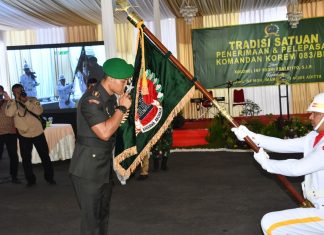 Kolonel Imam Gogor Gantikan Posisi Kolonel Yudhi Prasetiyo sebagai Danrem 083/Baladhika Jaya