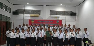 Pegawai Pemkab Sarmi Dapat Pembekalan Wasbang dari Dandim Hankam