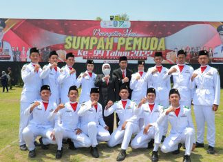 Pimpin Peringatan Sumpah Pemuda ke-94 di Madiun, Khofifah Dorong Pemuda-Pemudi Jatim Jadi ‘Game Changer’ Khofifah Indar Parawansa