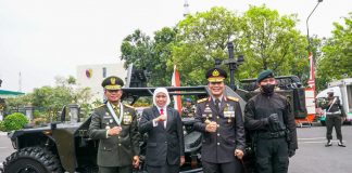 HUT TNI Ke-77, Gubernur Khofifah Yakin Kontribusi TNI Mampu Membuat Indonesia Pulih Lebih Cepat, Bangkit Lebih Kuat