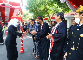 Undang Tokoh Adat Suku-suku di Jatim, Gubernur Khofifah : Konsolidasi Budaya Kawal Kebangkitan Jatim Gubernur Jawa Timur